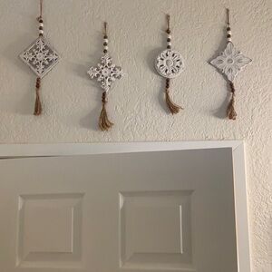 Set of 4 wall charms.